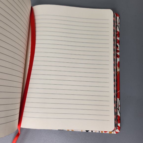 Floral Lined Journal/Notebook with Sprayed Edges - Picture 6 of 6